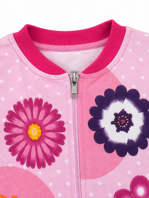Pigiama Tutone Lungo Unicorno 100% Cotone Interlock - Uni0112fuxia