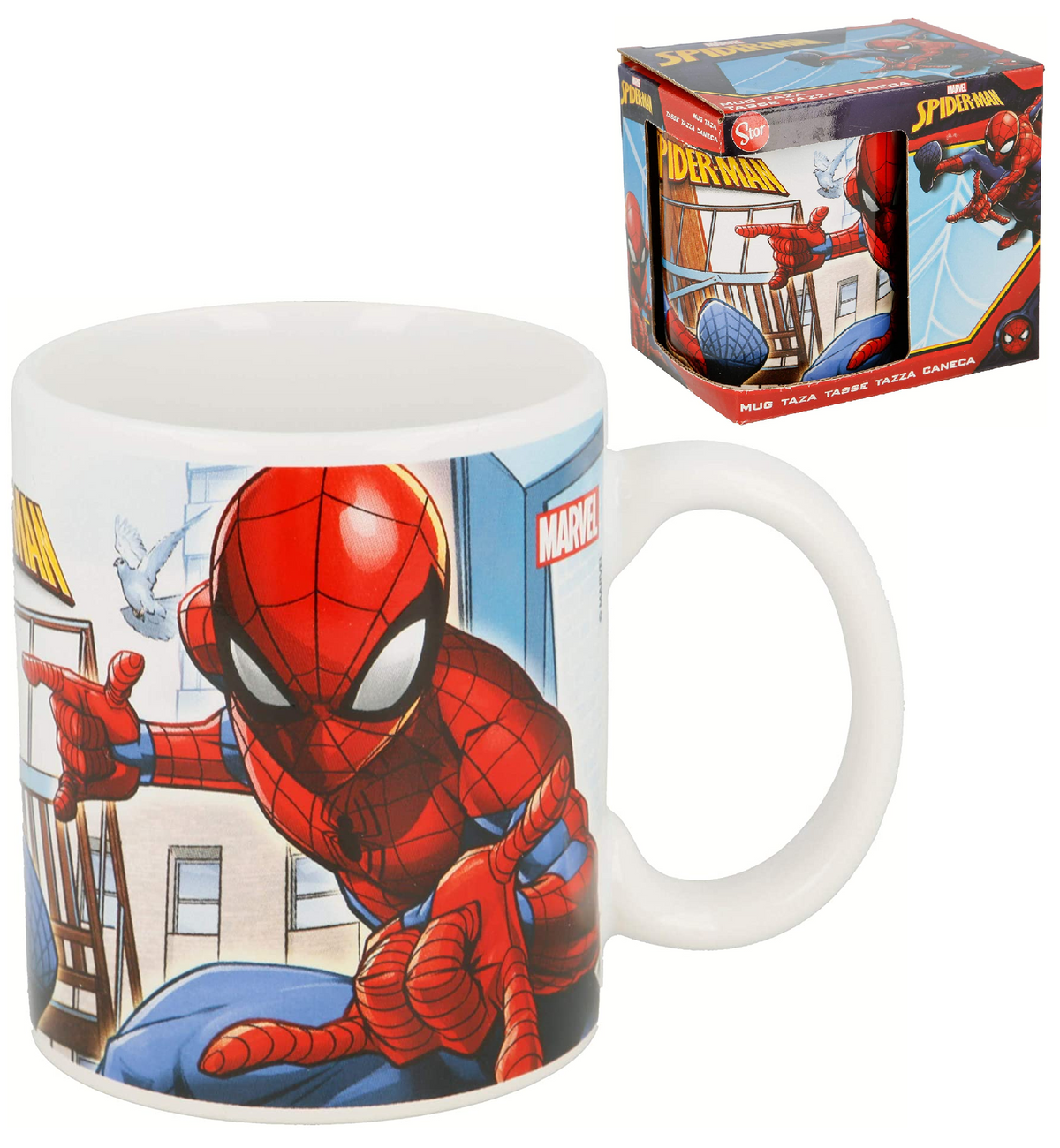 Tazza Mug Spiderman MARVEL in Ceramica 325 Ml in Confezione - Stsp78325