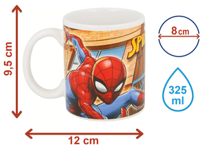 Tazza Mug Spiderman MARVEL in Ceramica 325 Ml in Confezione - Stsp78325