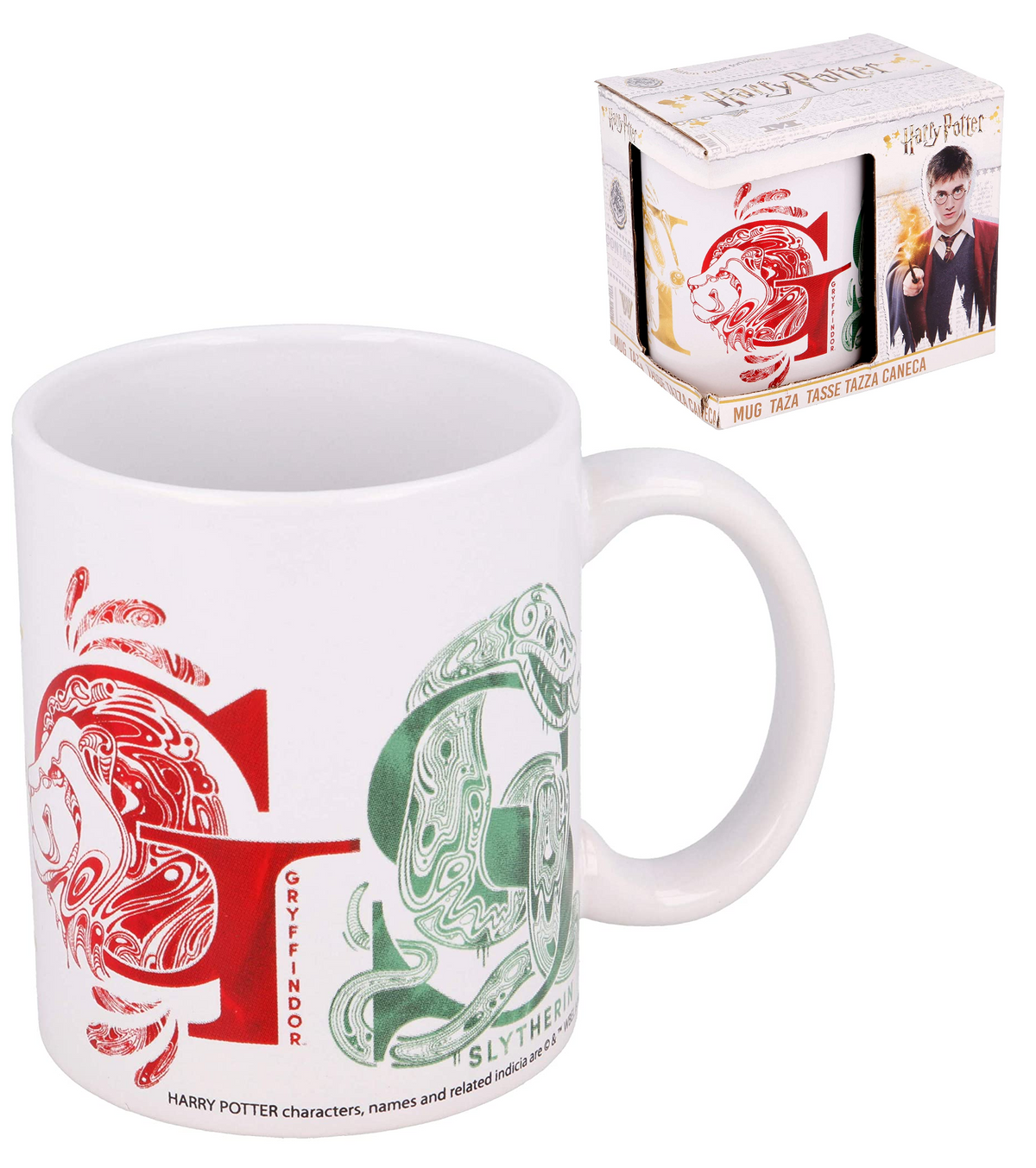 Tazza Mug Harry Potter Hogwarts in Ceramica 325 Ml in Confezione - Sthp20082
