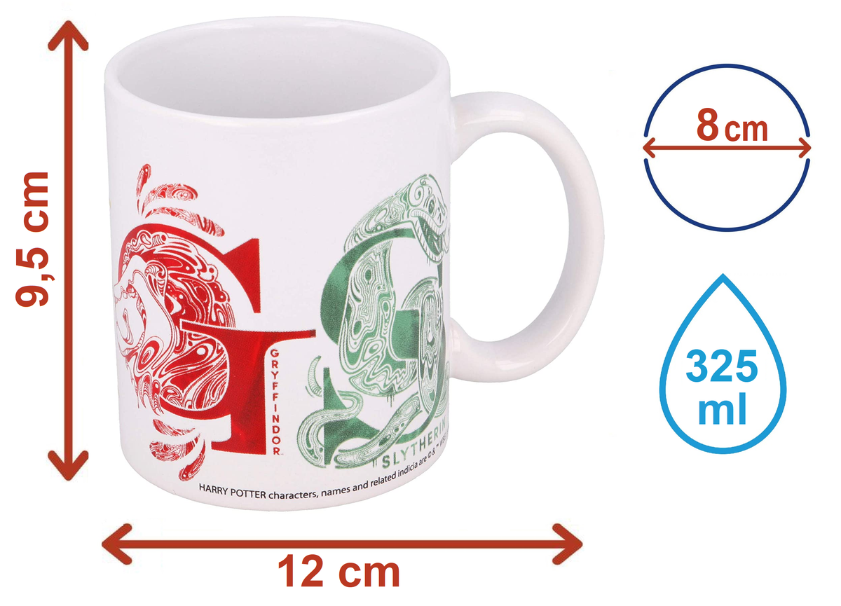 Tazza Mug Harry Potter Hogwarts in Ceramica 325 Ml in Confezione - Sthp20082