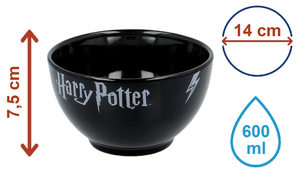 Tazza Larga Harry Potter Ciotola da Colazione in Ceramica 600 Ml - Sthp1080