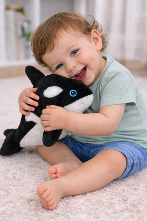 Peluche Orca Grs Cm. 30 Plastica Reciclata Lelly - 800054