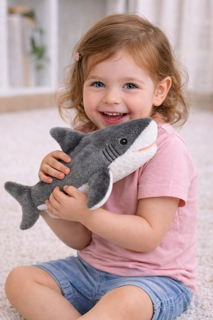 Peluche Squalo Grs Cm. 30 Plastica Reciclata Lelly - 800055