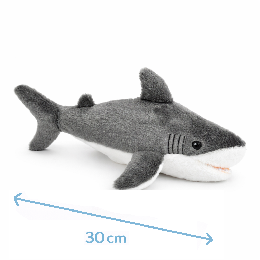Peluche Squalo Grs Cm. 30 Plastica Reciclata Lelly - 800055