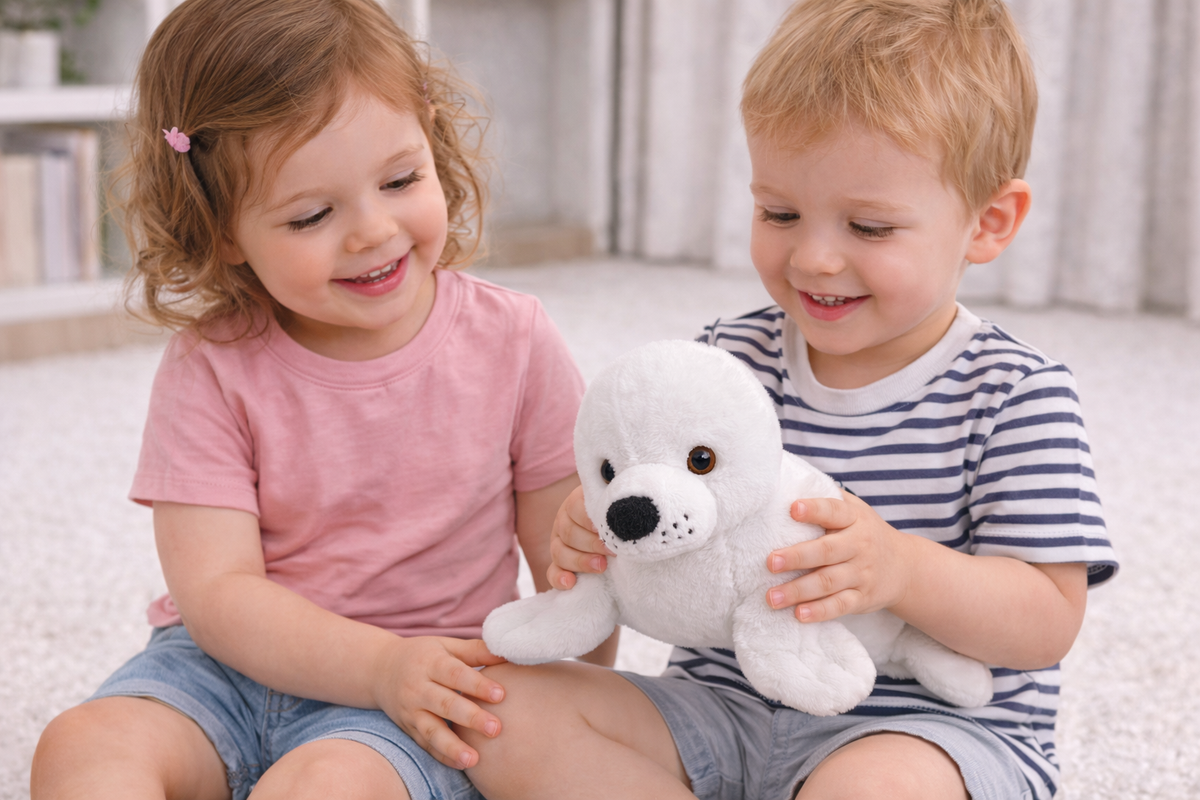 Peluche Foca Grs Cm. 30 Plastica Reciclata Lelly - 800056