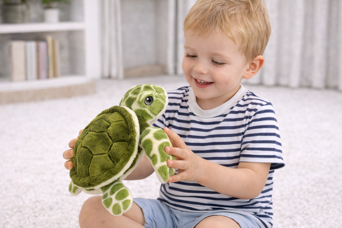 Peluche Tartaruga Grs Cm. 25  Plastica Riciclata Lelly - 800059