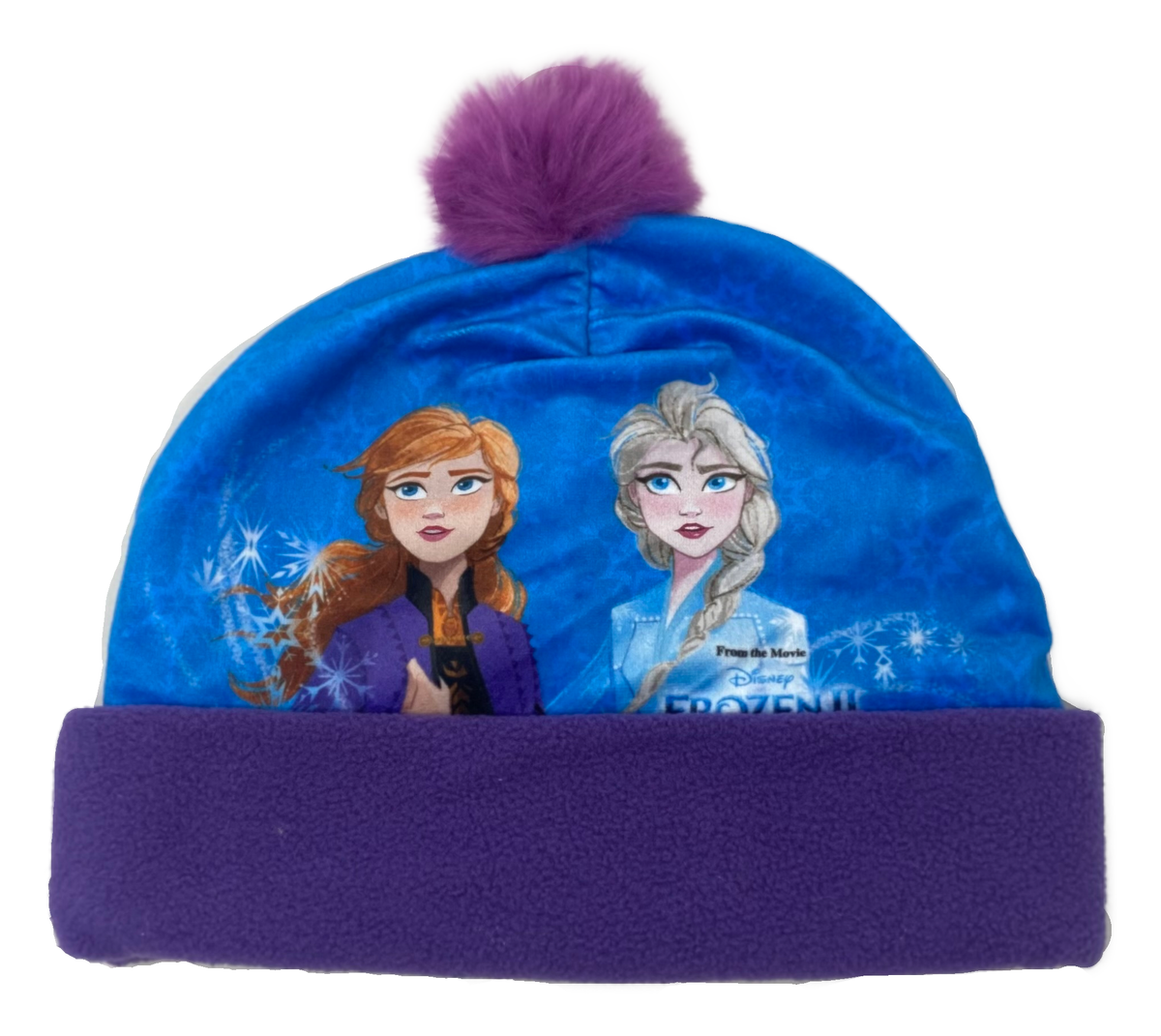 Cappello Invernale Frozen Ii DISNEY Elsa Anna Pon Pon - D99732mc