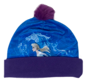 Cappello Invernale Frozen Ii DISNEY Elsa Anna Pon Pon - D99732mc