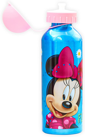 Borraccia in Alluminio Minnie Mouse DISNEY con Beccuccio e Coperchio 500 Ml - Mn50002/r