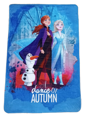 Tappeto Gioco Frozen Ii DISNEY Elsa Anna Microfibra Antiscivolo 76x117 CM - 31155rz/3