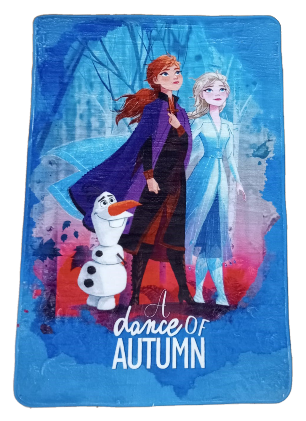 Tappeto Gioco Frozen Ii DISNEY Elsa Anna Microfibra Antiscivolo 76x117 CM - 31155rz/3