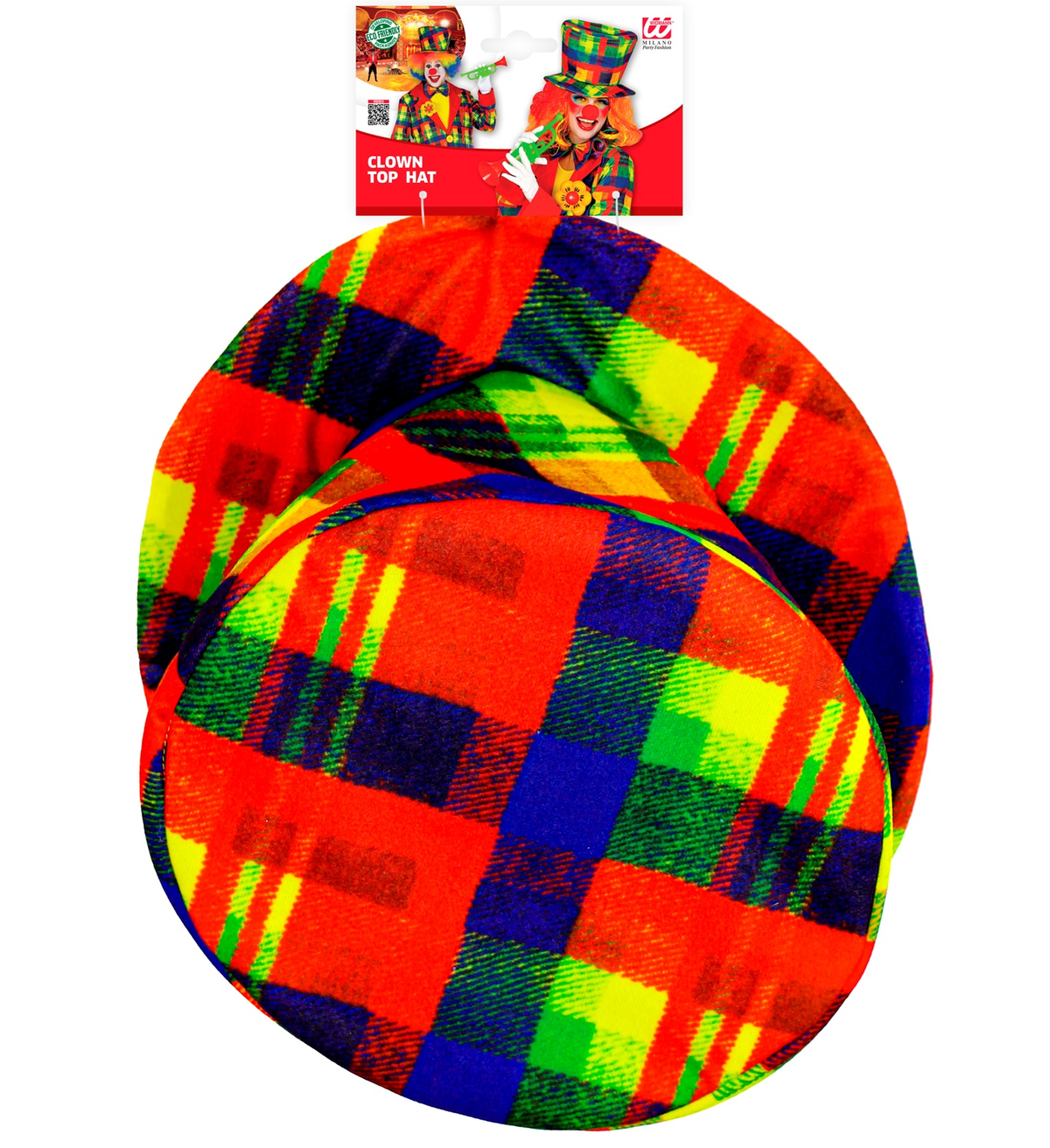 Cilindro Pagliaccio Clown Cappello Accessori Abito Vestito Carnevale - 48627