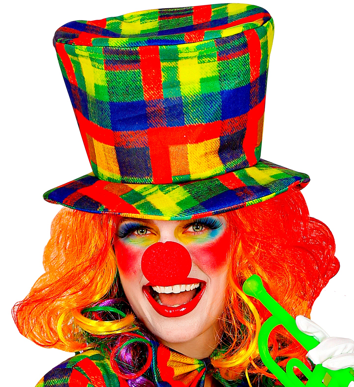 Cilindro Pagliaccio Clown Cappello Accessori Abito Vestito Carnevale - 48627