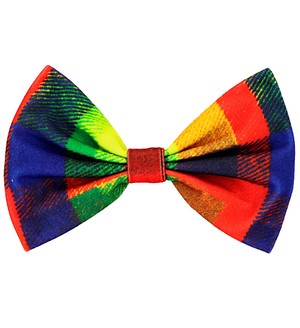 Set Travestimento + Accessori Pagliaccio Cilindro Parrucca Naso Farfallino Cappotto Carnevale (l)