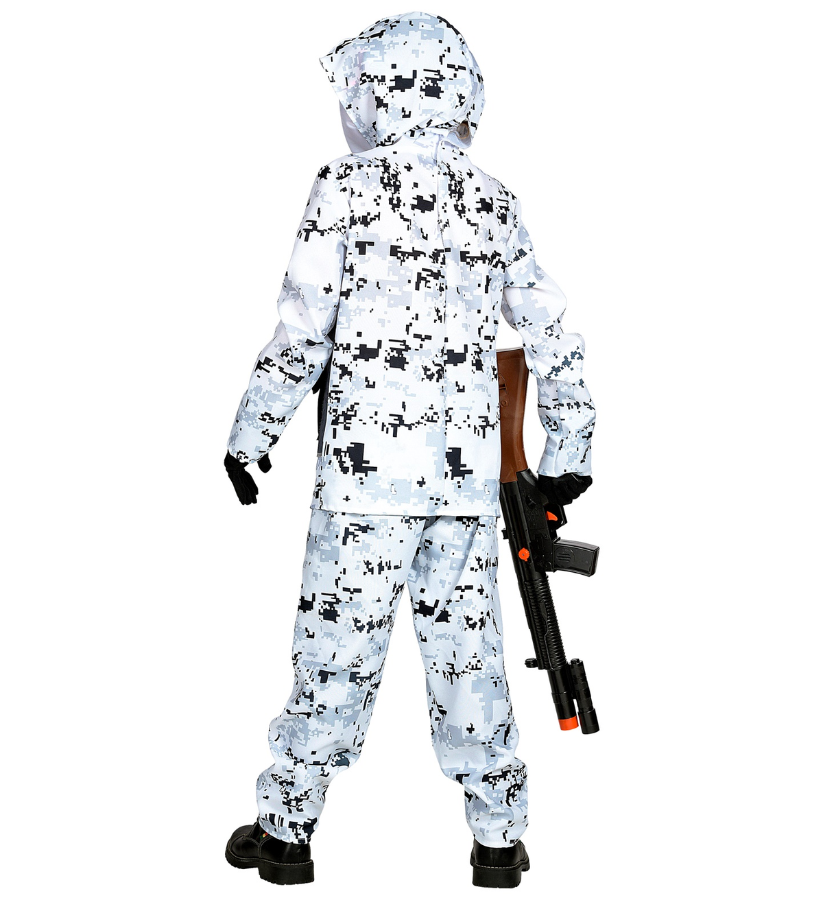 Vestito Carnevale + Accessori Artic Special Forces Kalashnikov Travestimento 11/13 Anni