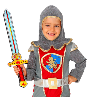 Spada Crociato in Spugna Accessori per Abito Vestito Carnevale Bambino - 97301