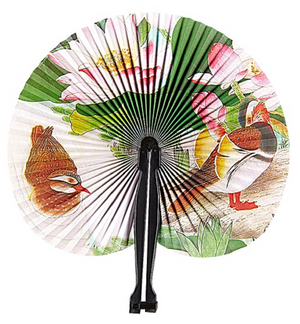 Ventaglio Orientale in Carta 23 CM Accessori per Abito Vestito Travestimento Carnevale - 54571/2