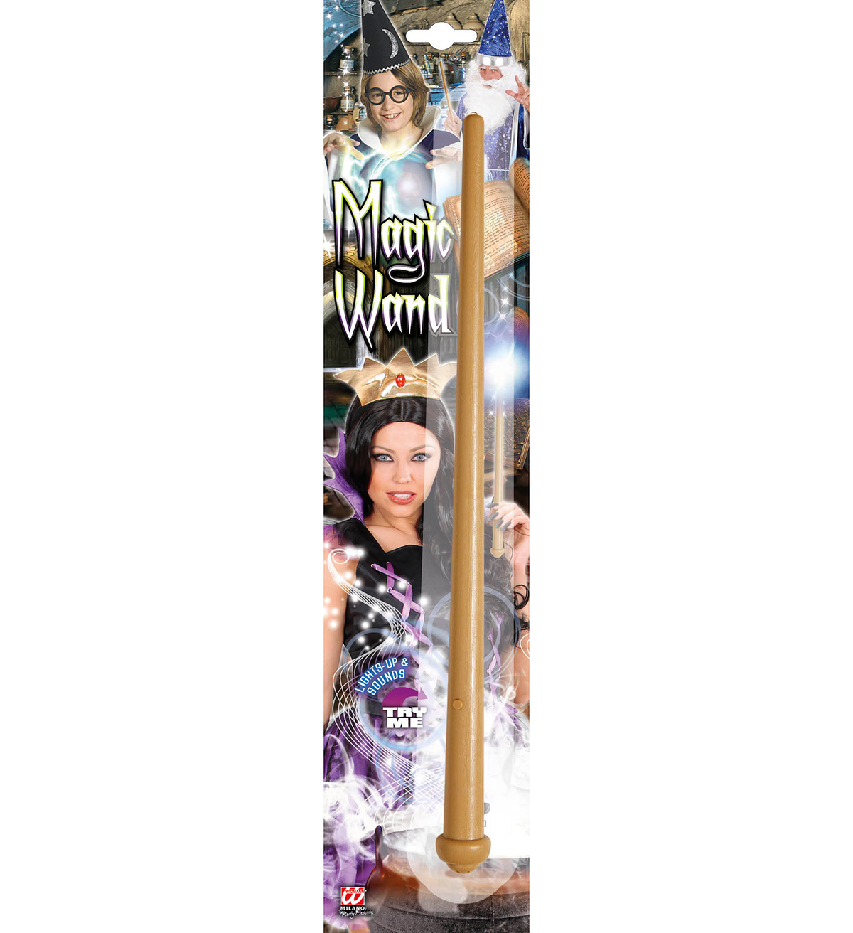 Bacchetta Magica con Luci e Suoni Accessori per Abito Vestito Travestimento Carnevale - 9805m