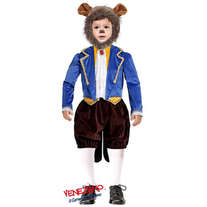 Vestito Carnevale la Bestia Costume Travestimento Bambino - 54330