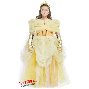 Costume Vestito Travestimento Abito Carnevale Bambina la Bella - 54329