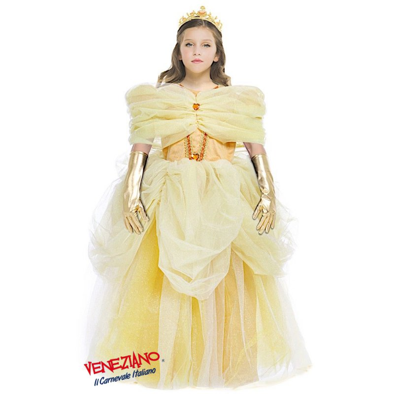 Costume Vestito Travestimento Abito Carnevale Bambina la Bella - 54329