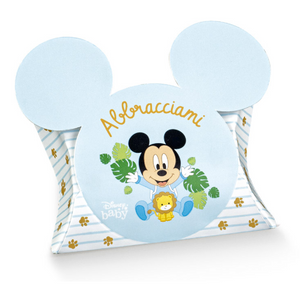 Bomboniera Astuccio Topolino Baby DISNEY Busta Scatolina Kit 10 Pezzi Vuote - 68231