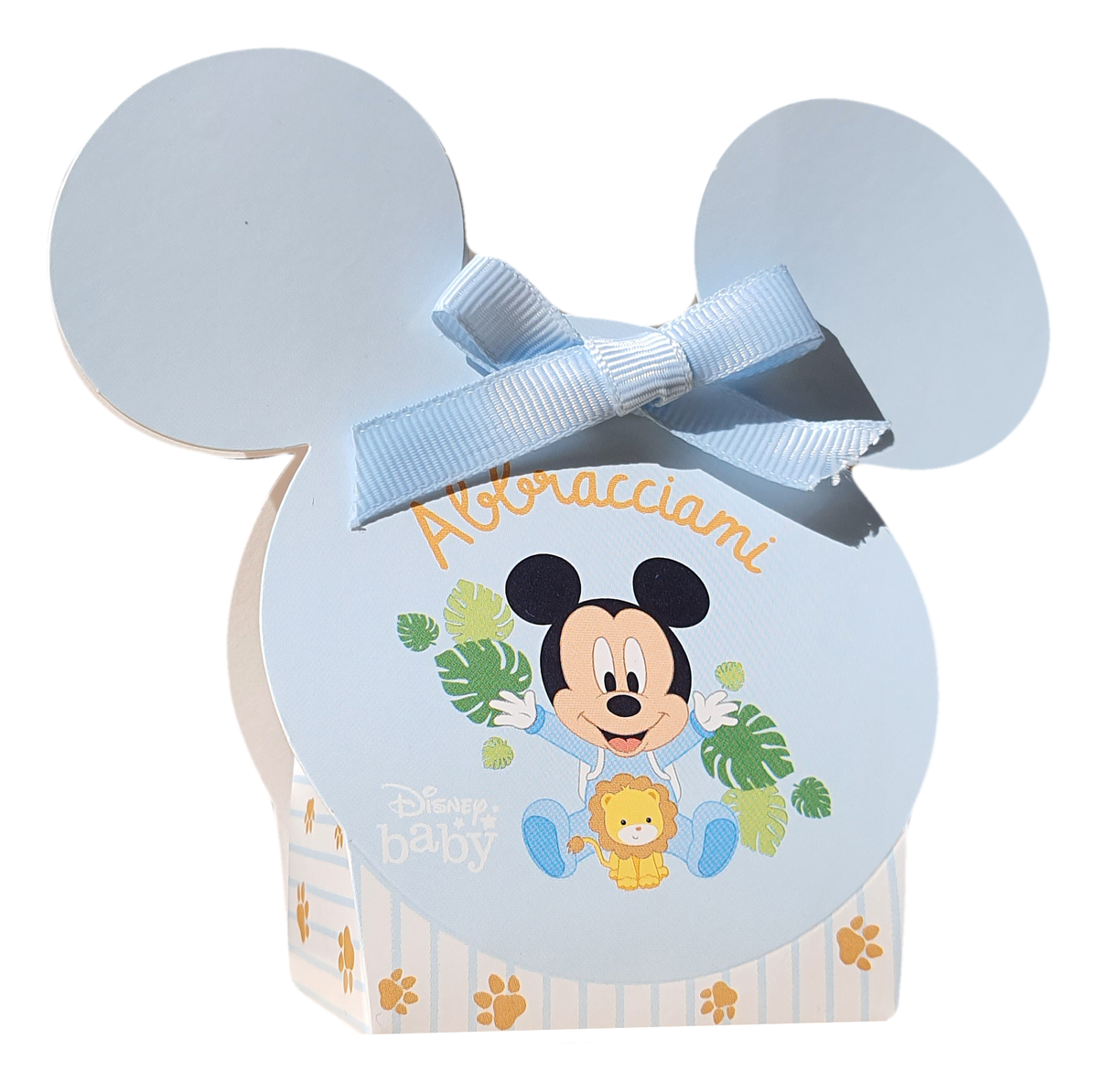 Bomboniera Astuccio Topolino Baby DISNEY Faccia Scatolina Portaconfetti - 68234