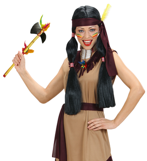 Set Ascia Indiano 2 Accessori per Abito Vestito Travestimento Carnevale - 3079i