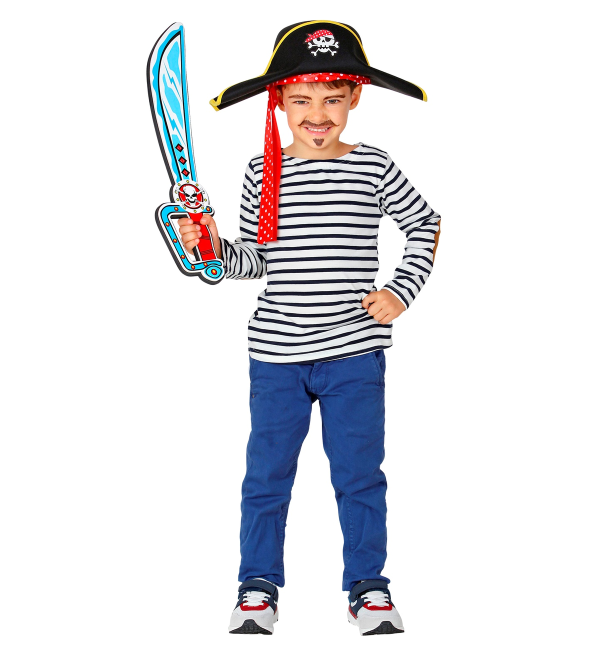 Sciabola Pirata in Spugna Accessori per Abito Vestito Carnevale Bambino - 97303