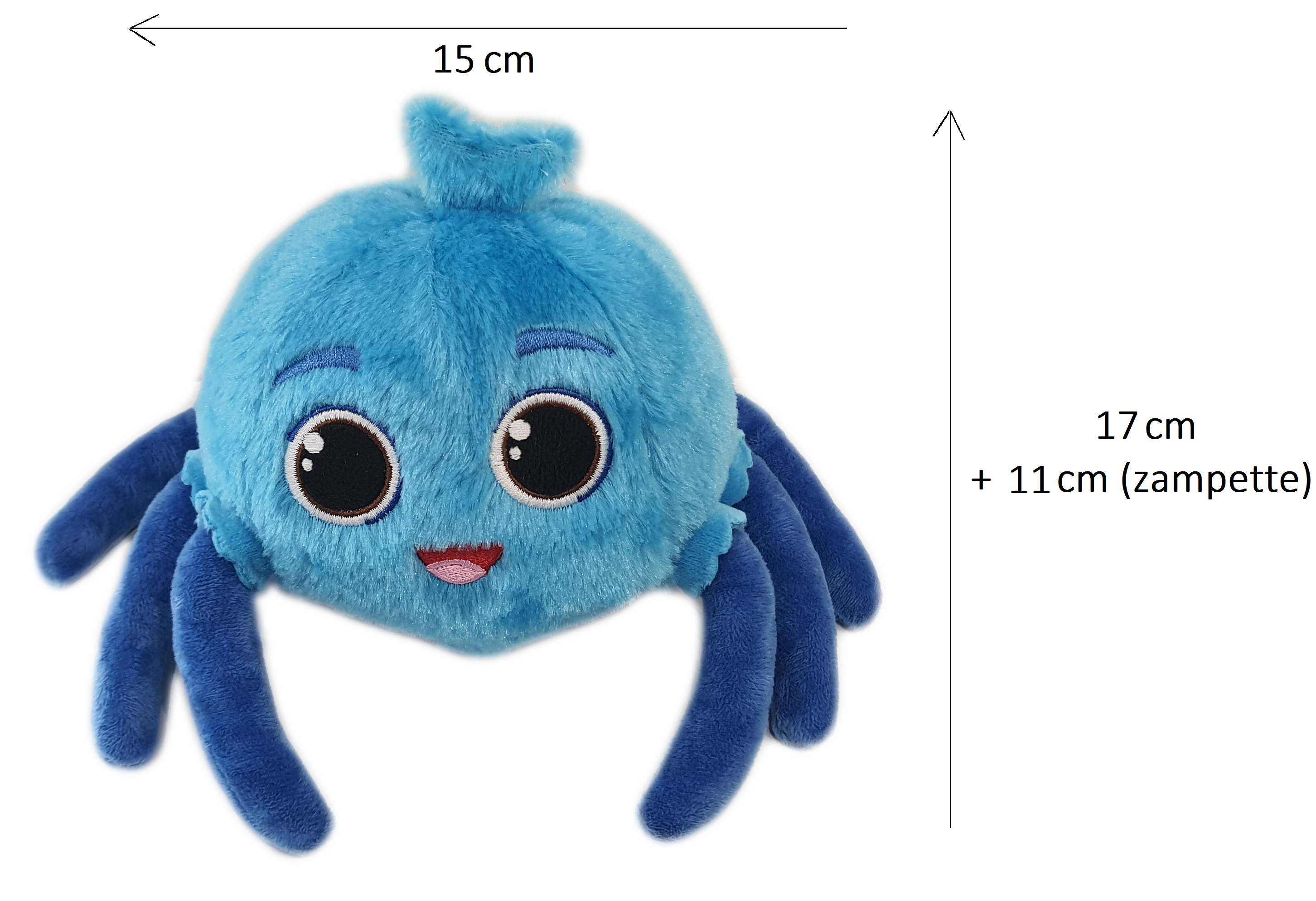 Peluche Whiskey il Ragnetto Pupazzo Filastrocca Cm. 20 - Pts59890