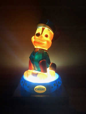 Lampada 3d Paw Patrol Chase Comodino Luce LED a Batterie - Pw19761