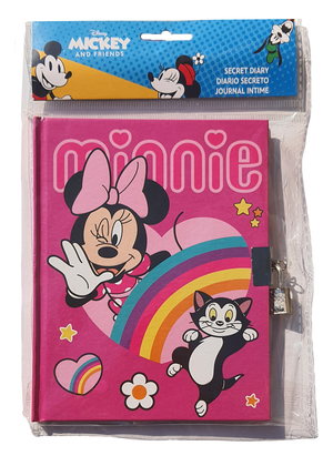 Diario Segreto Minnie Mouse con Lucchetto DISNEY Bambina - Wd21722