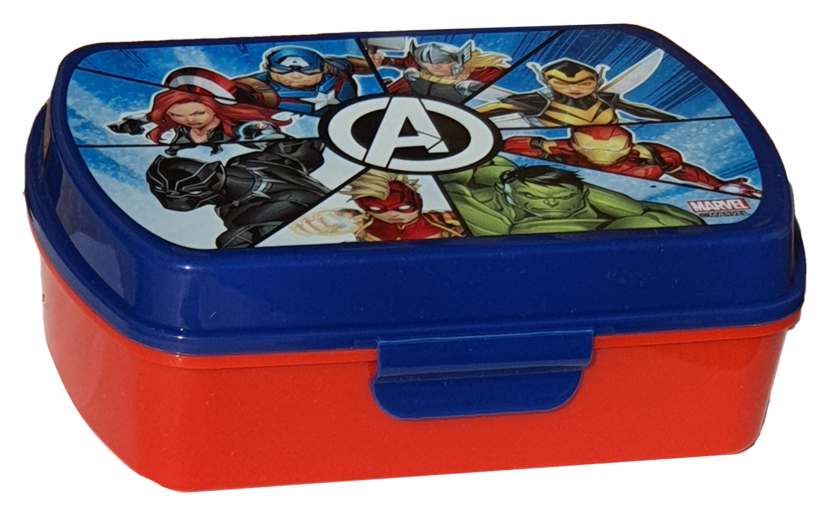 Set Avengers MARVEL Borraccia in Alluminio + Portamerenda in Confezione -  Av50001