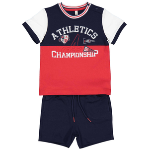 Completo Neonato Short + T-Shirt Birba Taglie 6/30 Mesi - 49038.00