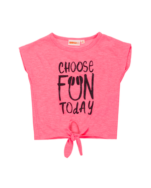 T-Shirt M.c. Corta Maglietta Bambina 4/16 Anni Ubs2 - E229128
