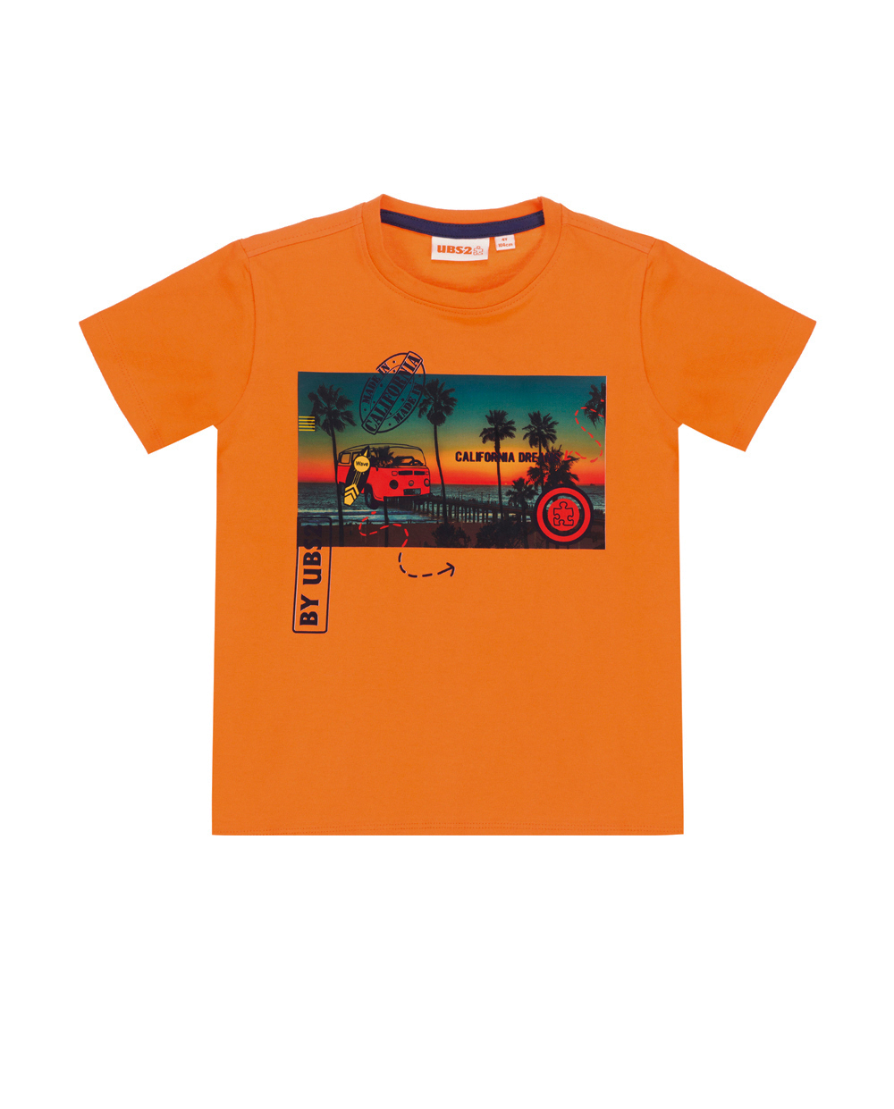T-Shirt M.c. Ecosostenibile Maglietta Bambino 4/14 Nni Ubs2 - E229173