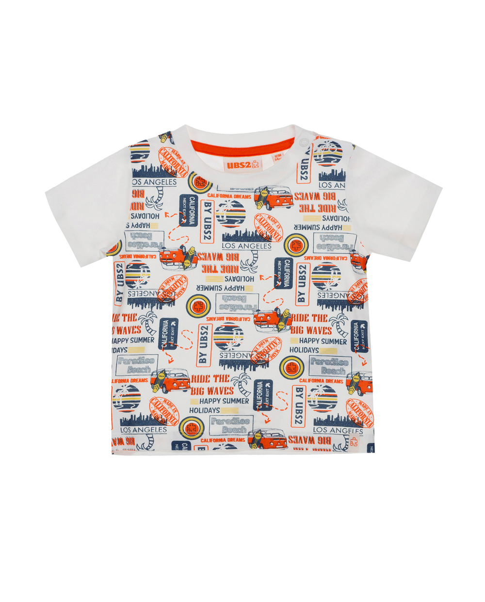 T-Shirt M.c. Ecosostenibile Maglietta Neonato Bambino Ubs2 - E229222