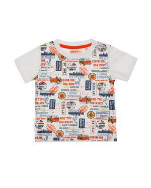 T-Shirt M.c. Ecosostenibile Maglietta Neonato Bambino Ubs2 - E229222