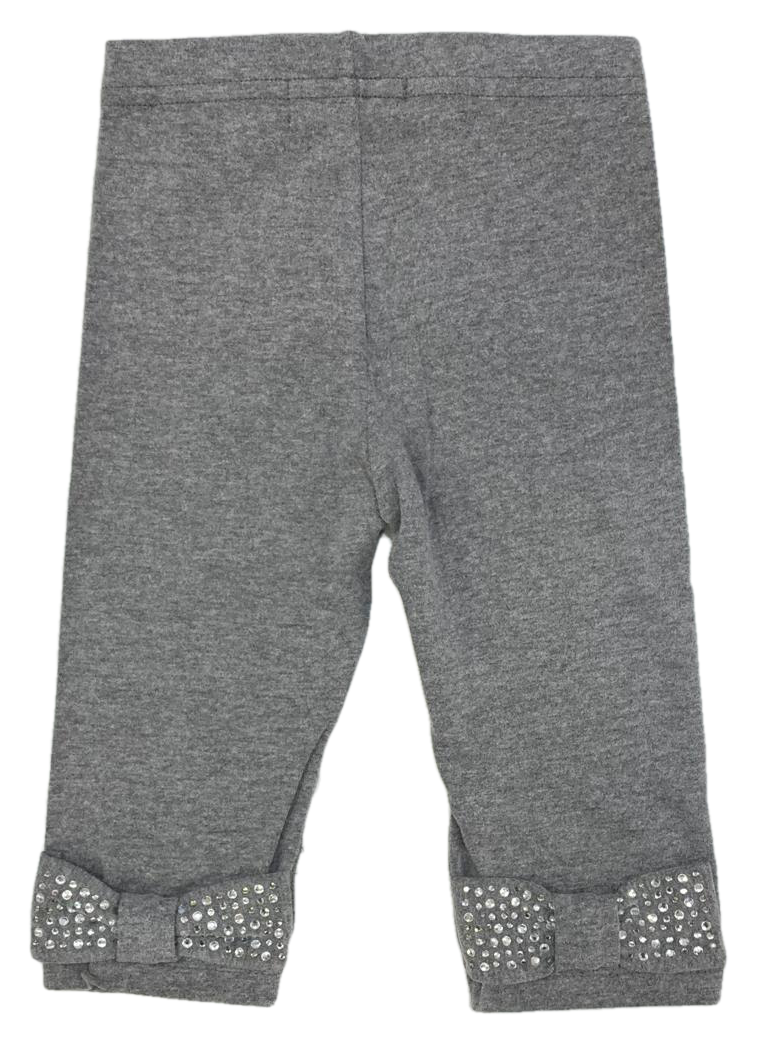 Leggins Lungo Daddato Neonata 9 Mesi Grigio-12617