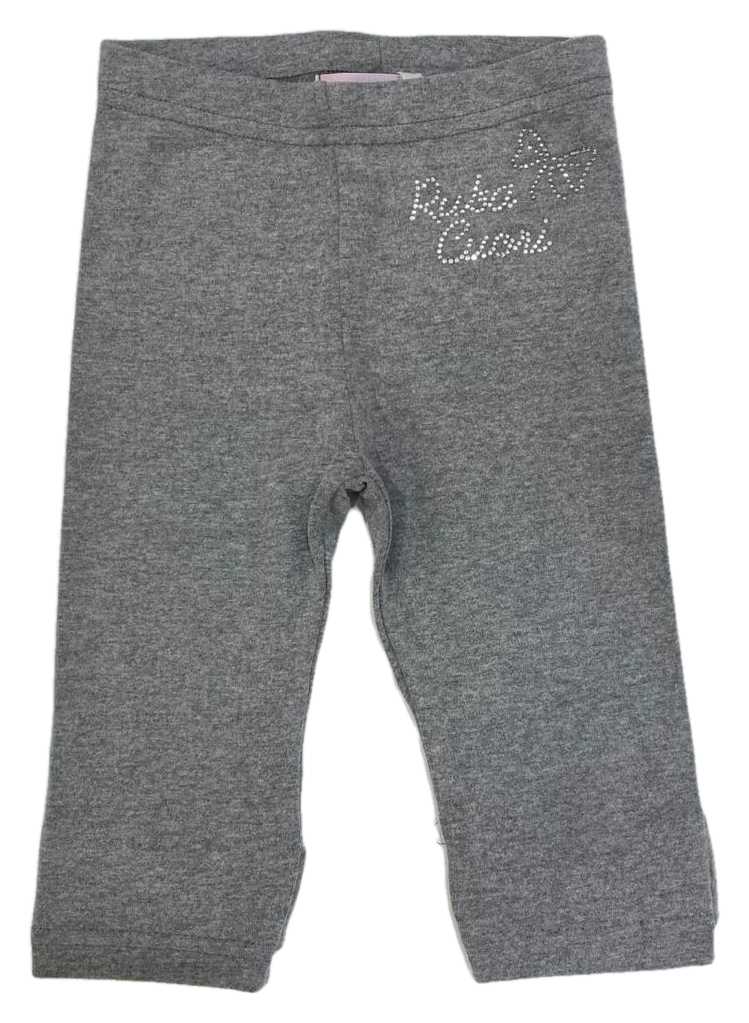 Leggins Lungo Daddato Neonata 9 Mesi Grigio-12617