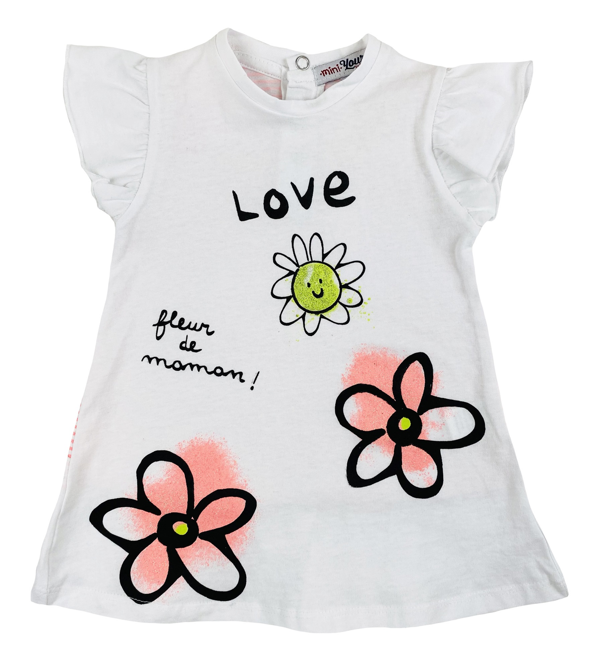 Scamiciata Vestito Neonata Yours Bambina Taglie 6/30 Mesi  - Ay1637