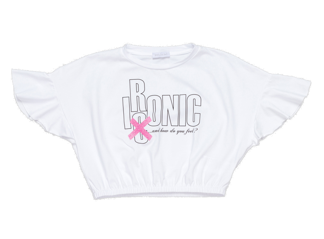 T-Shirt Corta Maglietta Meilisa Bai Girl Bambina Ragazza Taglie 8/16 Anni - Fl4215