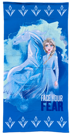 Telo Mare Frozen Ii DISNEY Elsa e Nokk in Microspugna di Poliestere Cm. 140x70 100%pl