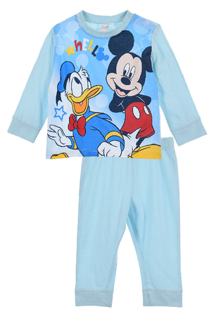 Pigiama Primaverile Mickey Mouse DISNEY Topolino Neonato Bambino - Ev0360celeste