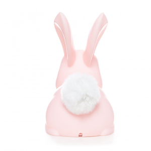 Lampada 3d Coniglietto Coda Pon Pom Comodino Luce LED Colorate a Batterie - D376-01
