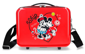 Beauty Case Minnie e Topolino DISNEY Borsa Viaggio in ABS Adattabile a Trolley - 4493922