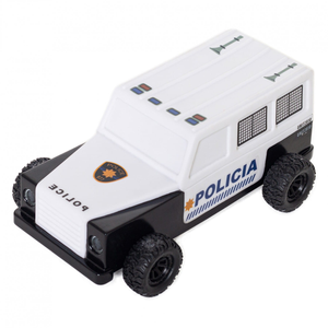 Lampada 3d Macchina Della Polizia Comodino Luce LED Colorate a Batterie - D507-02