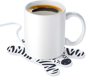 Scaldatazza Zebra Distesa con Cavo USB da Scrivania Riscalda a 70° - M11038b
