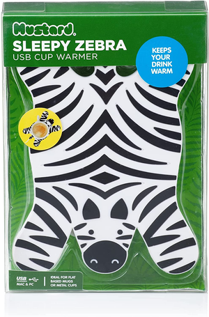 Scaldatazza Zebra Distesa con Cavo USB da Scrivania Riscalda a 70° - M11038b